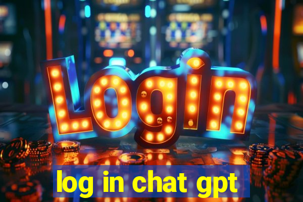 log in chat gpt